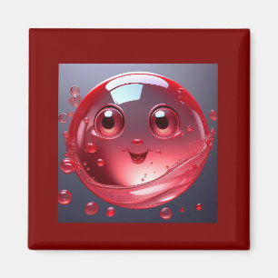 Imã Emoji (bolha de água vermelha)