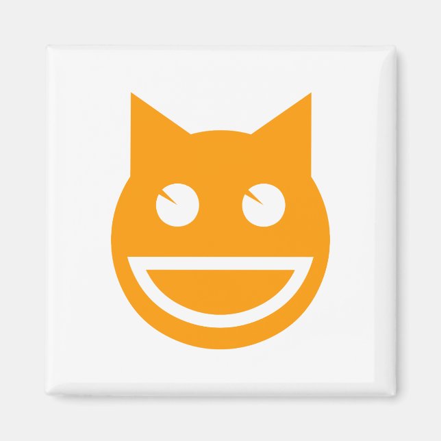 Imã Emoji Cat Sorridente (Frente)