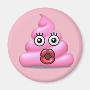 Imã Emoji cor-de-rosa do tombadilho