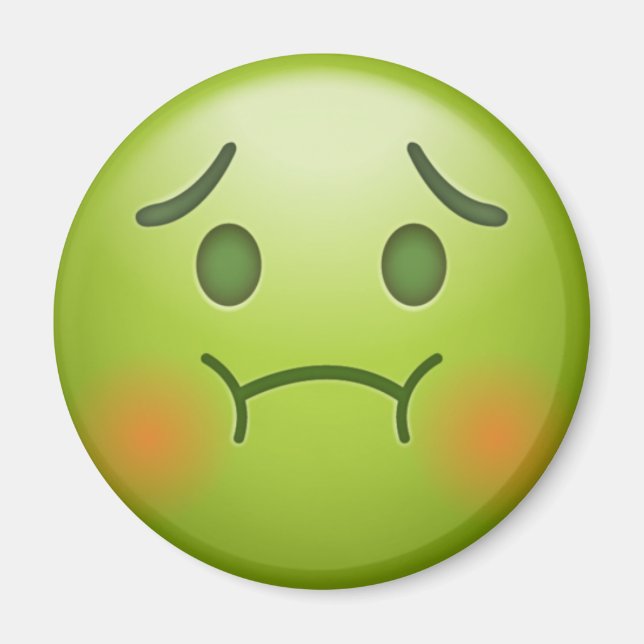 Imã Emoji Face Doente (Frente)