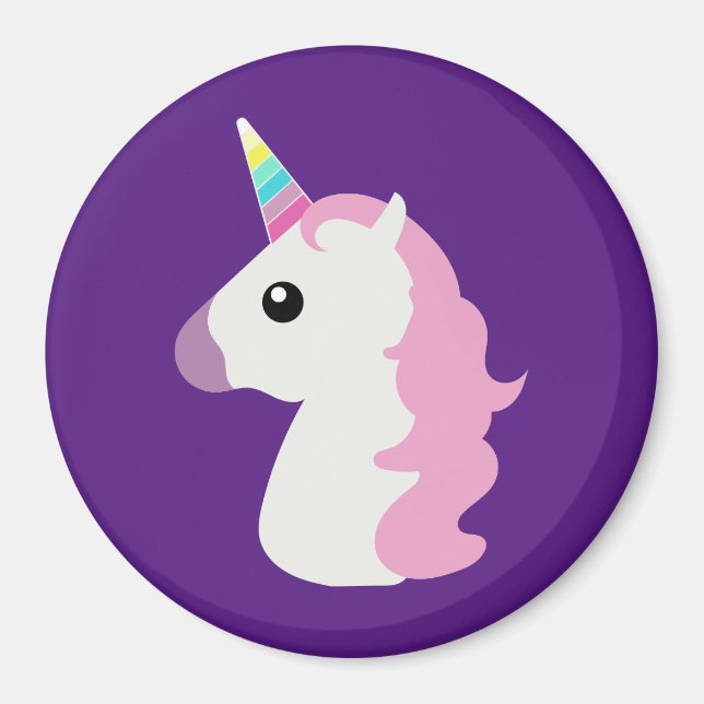 Imã Emoji Unicorn (Frente)