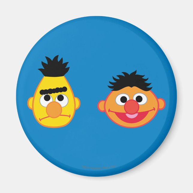 Imã Emojis de Bert & Ernie (Frente)