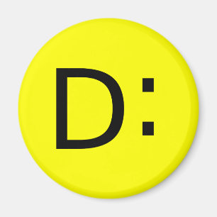 Imã Emoticon chocado