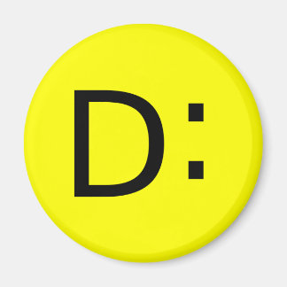 Imã Emoticon chocado