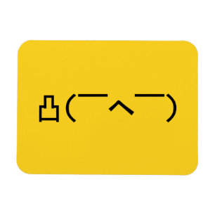 Ímã Emoticon Japonês, Dedo Médio Irritado, Kaomoji