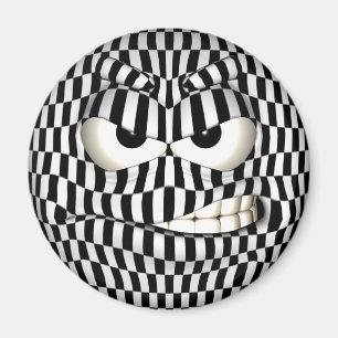 Imã Emoticon Rosto Zangado