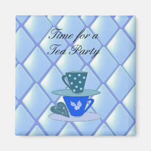Imã Empilhando Teacups - tea party