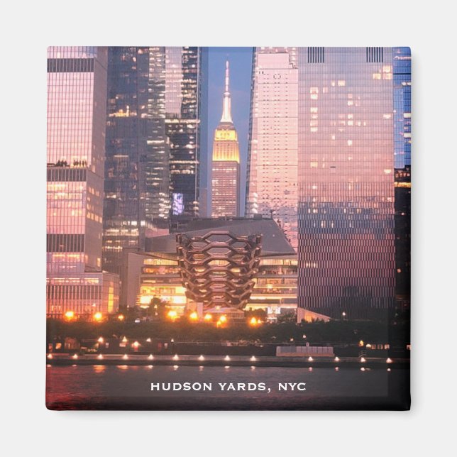 Imã Empire State Building, Hudson Yards (Navio), NYC (Frente)