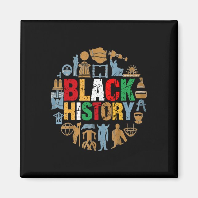 Imã Empoderamento do Visto 2 do Mês da História Negra (Frente)
