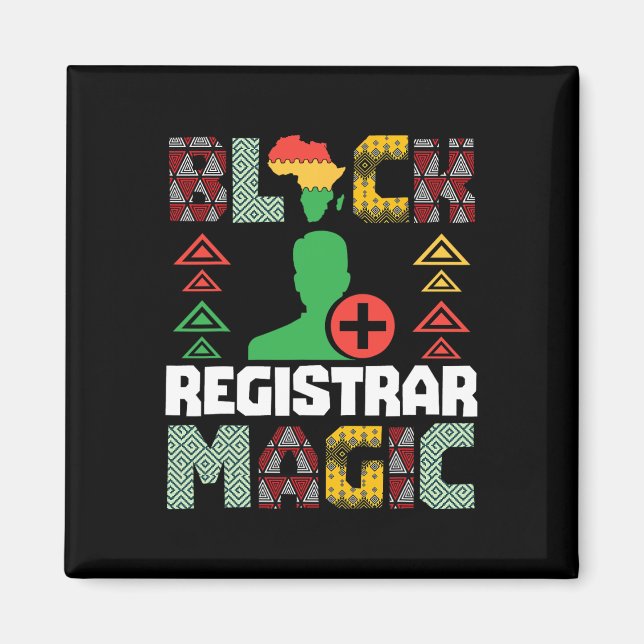 Imã Empoderando o Black Registrar Magic African Americ (Frente)
