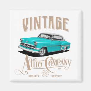 Imã empresa vintage auto