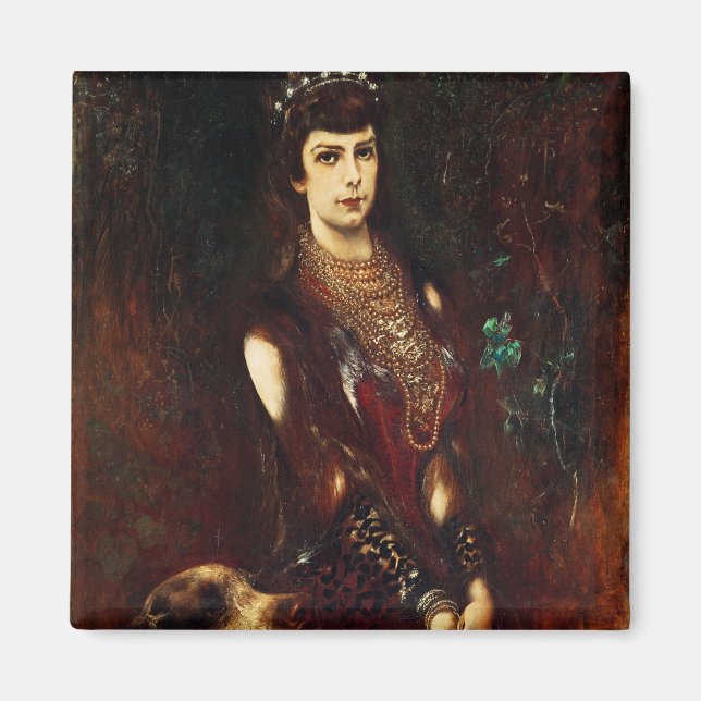 Imã Empress Elizabeth, da Áustria, 1883 (Frente)