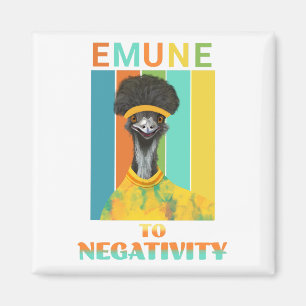 Imã Emu Bird Pun Engraçado - Emune à Negatividade