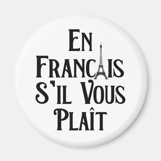 Imã En Francais S'il Vous Plait - Língua Francesa (Frente)