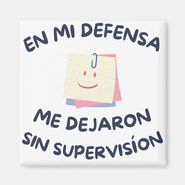 Imã En Mi Defensa, Me Dejaron Sin Supervision (Frente)