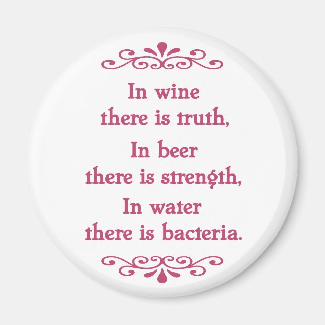 Imã En Vino Veritas - cf-L (Frente)