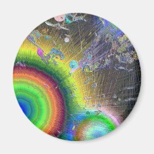 Imã Enamel Sunburst Negativo