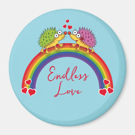 Imã Enamorados de los erizos de Lindos. Erizo,