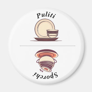 Imã Encantadora de máquinas de lavar e lavar a língua 