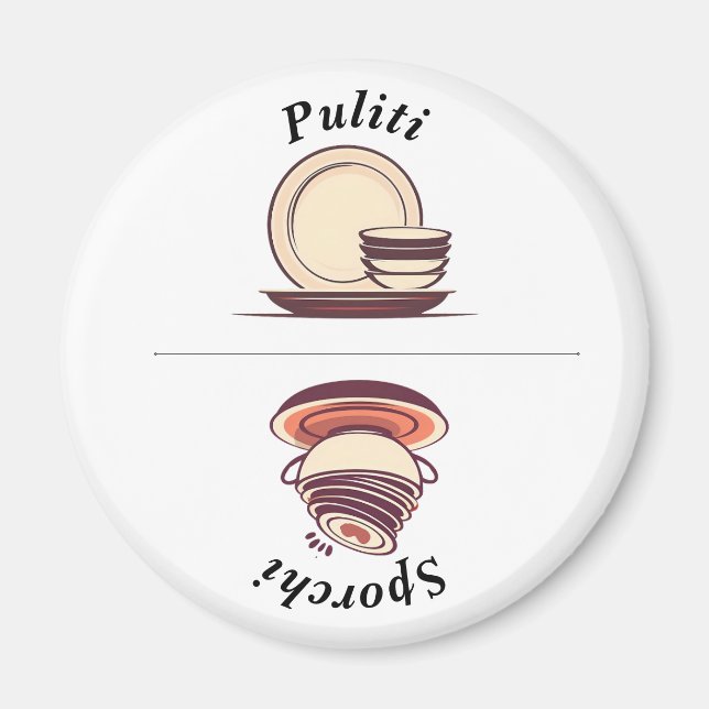 Imã Encantadora de máquinas de lavar e lavar a língua  (Frente)