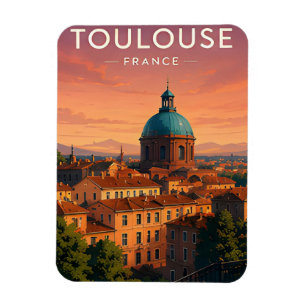 Ímã Encanto de Viagem de Toulouse França