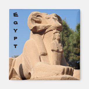 Imã Encerramento do templo de Karnak com cabeça de ar