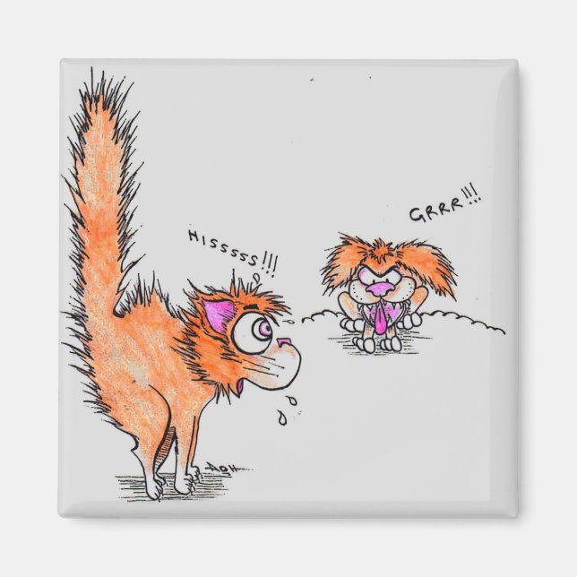 Imã Enche o gato (Frente)