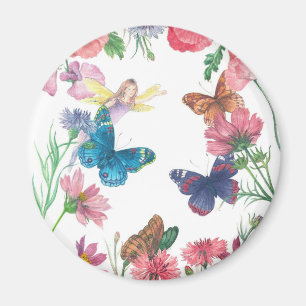 Imã Enchimento de Fadas de Flores