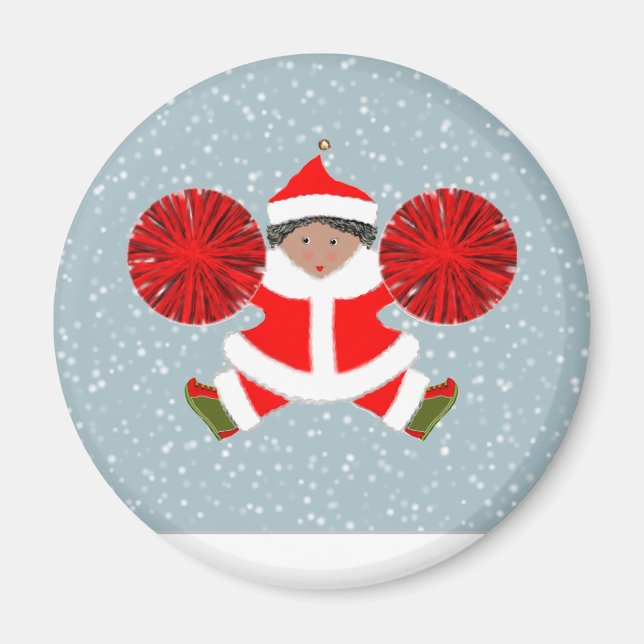 Imã Enchimento de meia de Natal para líder de torcida (Frente)