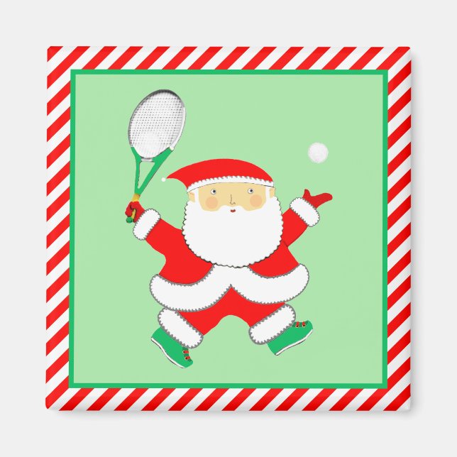Imã Enchimentos de meia de Natal de tênis (Frente)