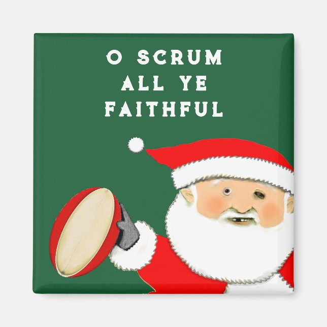 Imã Enchimentos de Meia de Rugby (Frente)