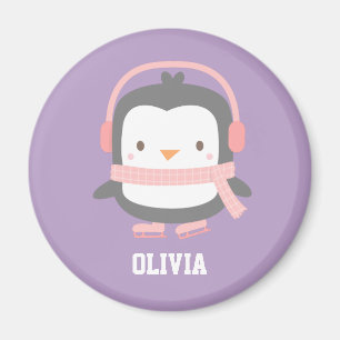 Imã Enchimentos de Natal de Pinguim Fofo para Meninas