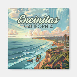 Imã Encinitas California San Diego Beach Vintage