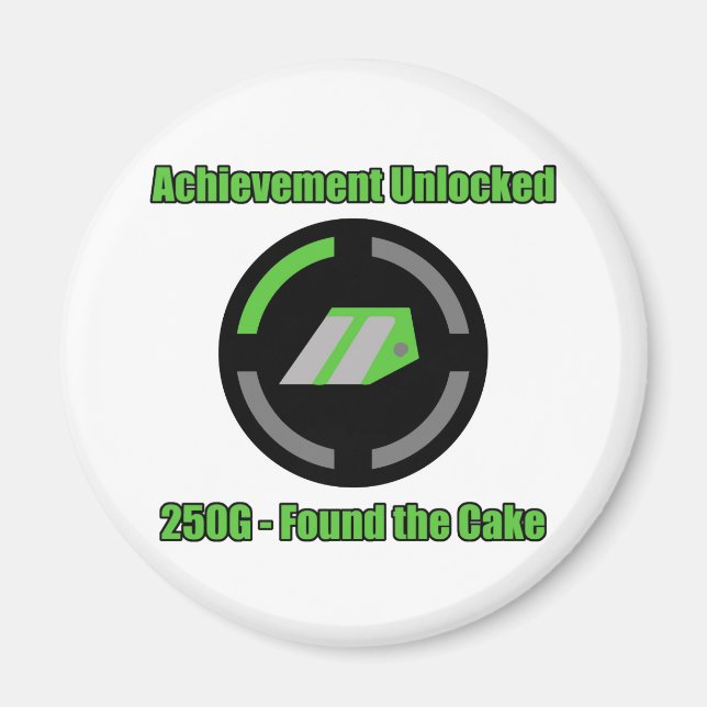 Imã Encontrado o Bolo - Alcance Desbloqueado (Frente)