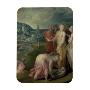 Ímã Encontrar de Moses (óleo em canvas)