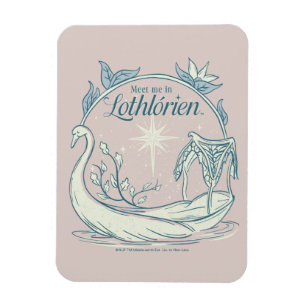 Ímã Encontre-me em LOTHLORIEN™ - Barco Cisne