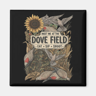 Imã Encontre-Me No Campo De Dove Caçando Vintage Camo