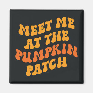 Imã Encontre-Me No Pumpkin Patch