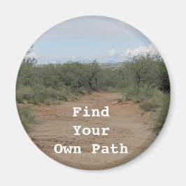 Imã Encontre seu caminho inspirador para o deserto