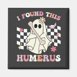 Imã Encontrei Este Esqueleto de Fantasma de Halloween 