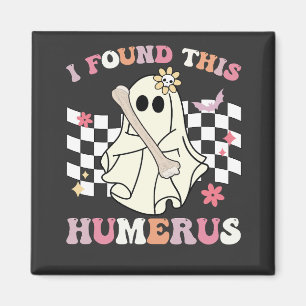 Imã Encontrei Este Esqueleto de Fantasma de Halloween