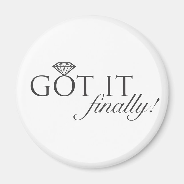 Imã Encontrei-o - Finalmente Anel Diamond (Frente)