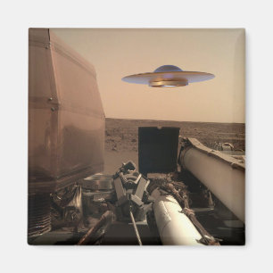Imã Encontro de Saucer de OVNI de Alienígena Mars InS