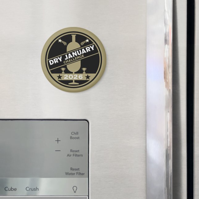 Imã Encorajamento ao Desafio de Janeiro Seco (In Situ (Fridge))