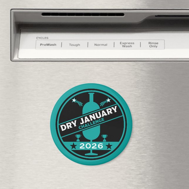 Imã Encorajamento ao Desafio de Janeiro Seco (In Situ (Dishwasher))