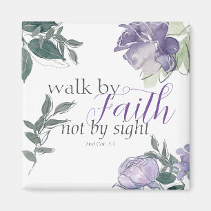 Imã Encorajando Bíblia Versa Caminhada Pela Fé E Não P