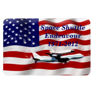 Ímã Endeavor-USA,1971-2012_Premium Flexi Magnet