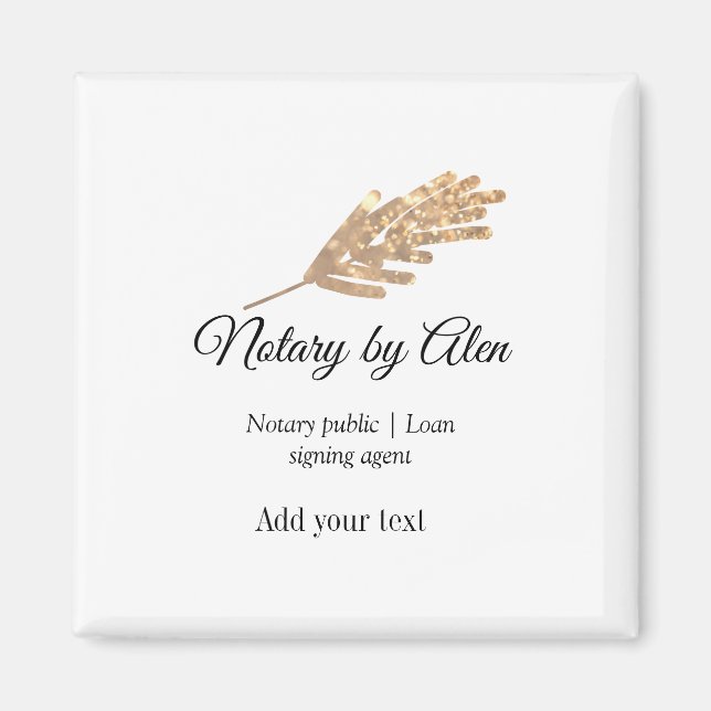 Imã Endereço de adição do agente de assinatura de empr (Frente)