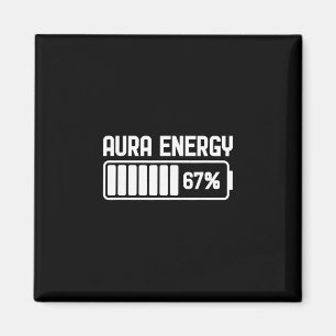 Imã Energia Aura em 67 Meme Divertido Seis Sete Geraçã