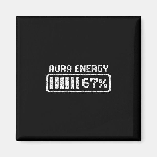 Imã Energia Aura Seis Sete 67 Meme  (Frente)